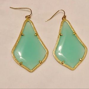 Kendra Scott Chalcedony Alexandra Earrings